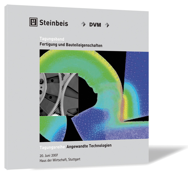 Buchcover von 'Angewandte Technologien 2007' von Steinbeis-Stiftung, mit zwei ineinandergreifenden Rädern und einem Hintergrund, der an eine Wärmebildkamera erinnert