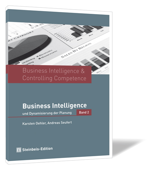 Buchcover von 'Business Intelligence & Controlling Competence Band 2' von Karsten Oehler, Andreas Seufert, mit einem Bild von einem Papier mit Statistiken.
