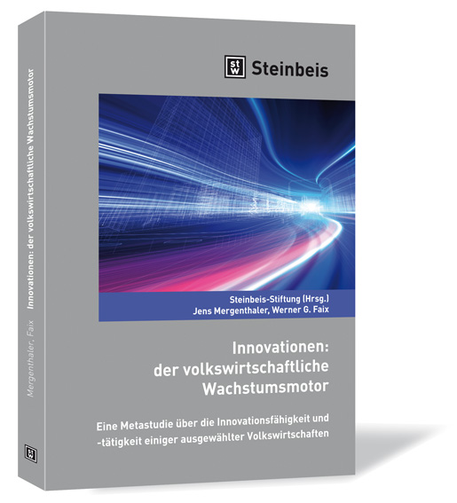 Buchcover von 'Innovationen: der volkswirtschaftliche Wachstumsmotor' von Steinbeis-Stiftung (Hrsg.) | Jens Mergenthaler, Werner G. Faix, mit einem innovativen Bild.